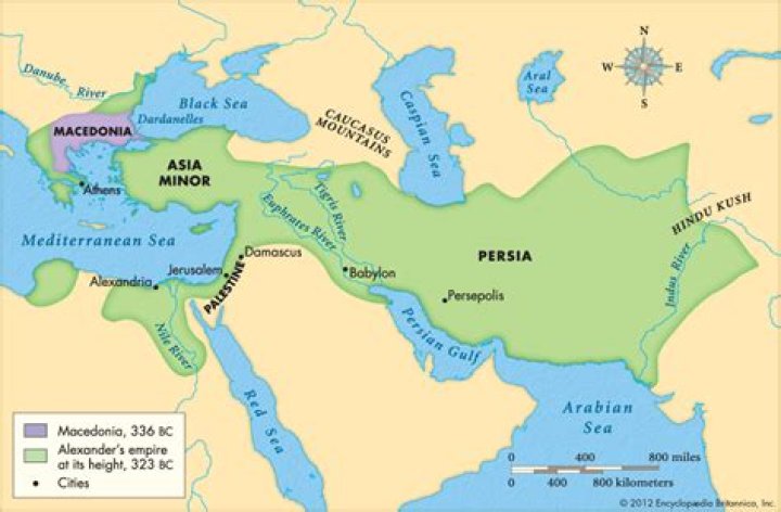 Where did Alexander the Great travel?