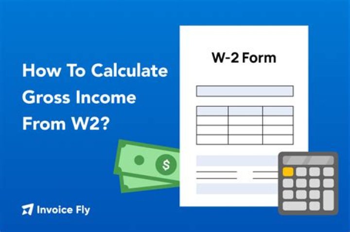 Where do I find my gross income on my w2?