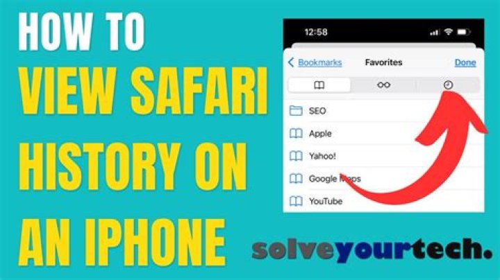 Where is my browsing history on my phone?