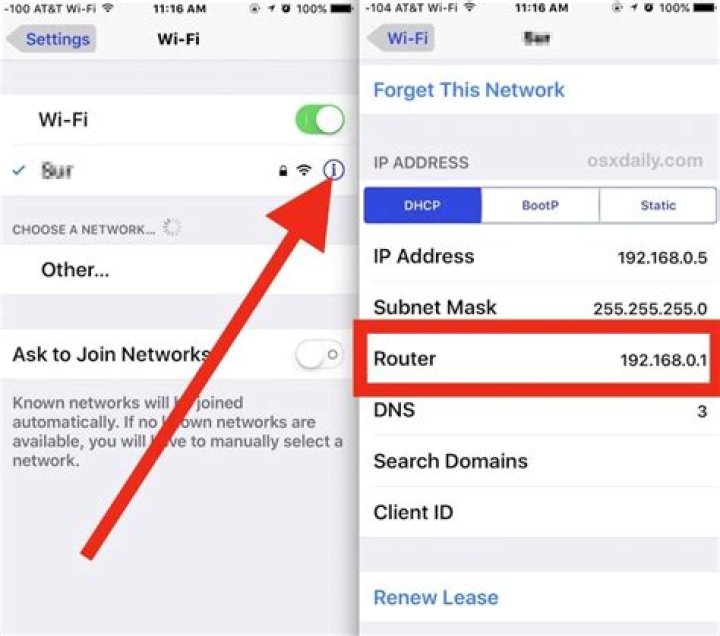 Where is my router IP address?