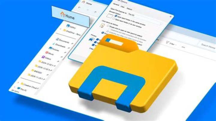 Where is organize in Windows Explorer?
