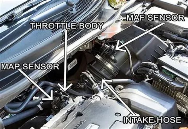 Where is the MAF sensor located?