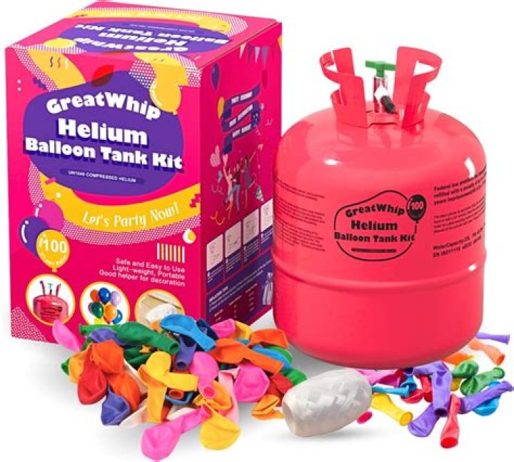 Which balloons can be filled with helium?