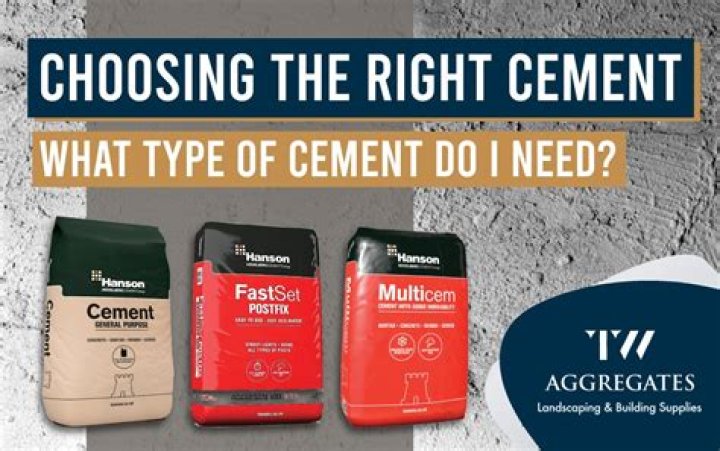 Which cement is best for roof construction?