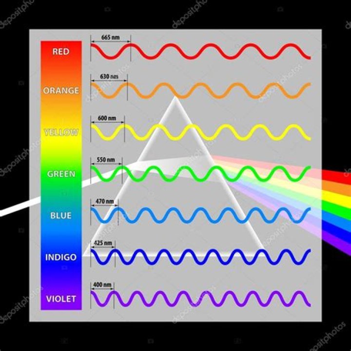 Which color has the largest wavelength?