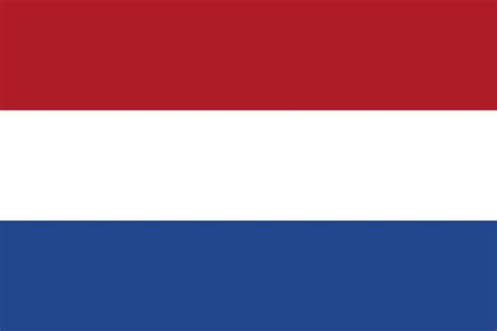 Which country flag is red white and blue?