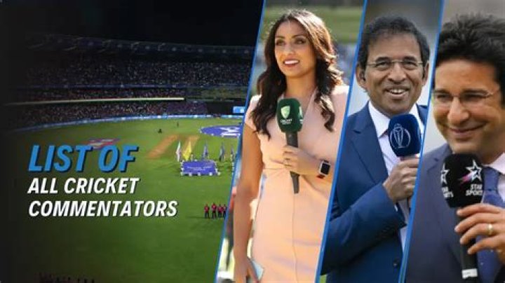 Who are the commentators for Foxtel cricket?