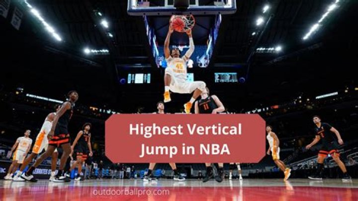 Who has the highest vertical leap in NBA history?