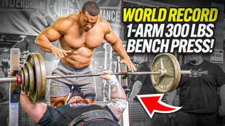 Who has the world record bench press?