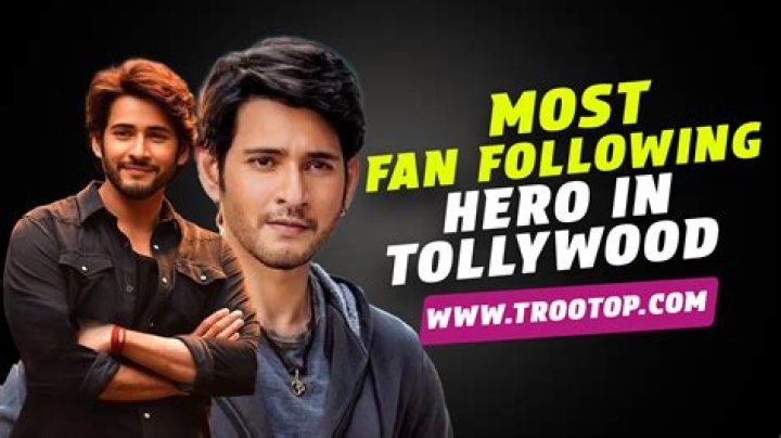 Who is the most fan following actor in Tollywood?