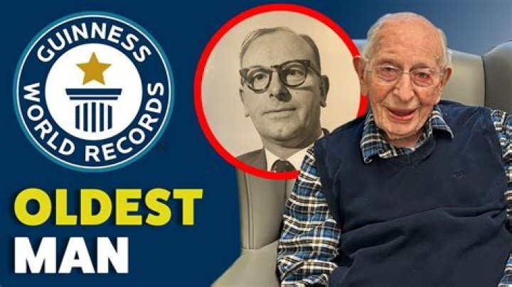 Who is the oldest living man in the US?