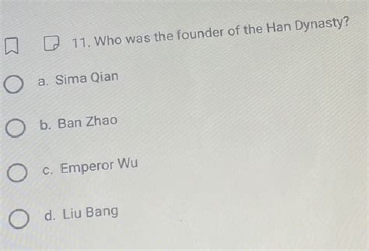 Who was the founder of the Han dynasty?