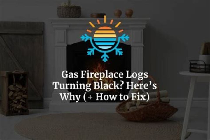 Why are my gas logs turning white?