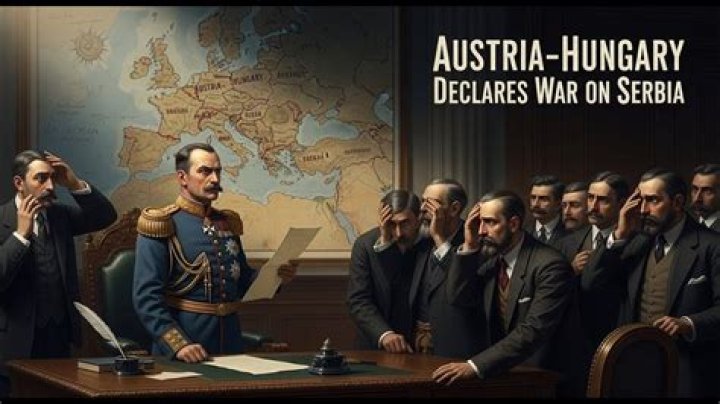 Why did Austria issued an ultimatum to Serbia?