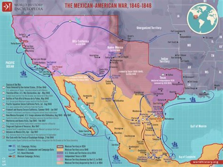Why did the Mexican War of 1846 take place?