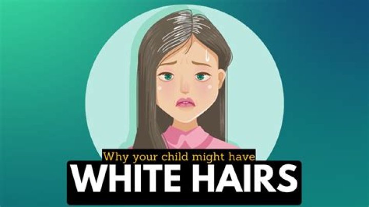 Why do I have white hair on my mustache?