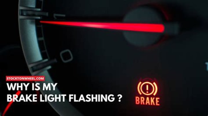 Why does my brake light go on and off?