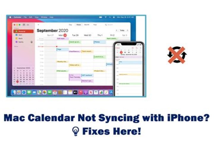 Why does my calendar not sync?
