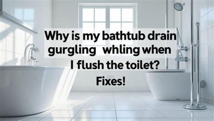 Why does my sink gurgle when it rains?
