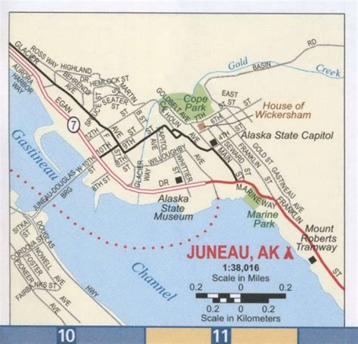 Why is Juneau the capital of Alaska and not Anchorage?