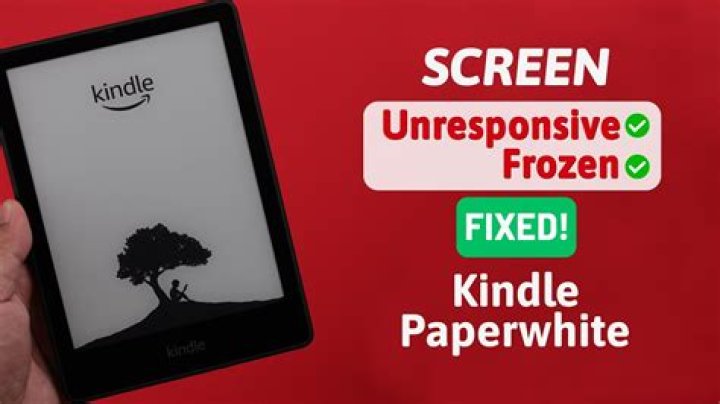 Why is my Kindle screen frozen?