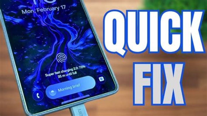 Why is my Samsung s8 not fast charging anymore?