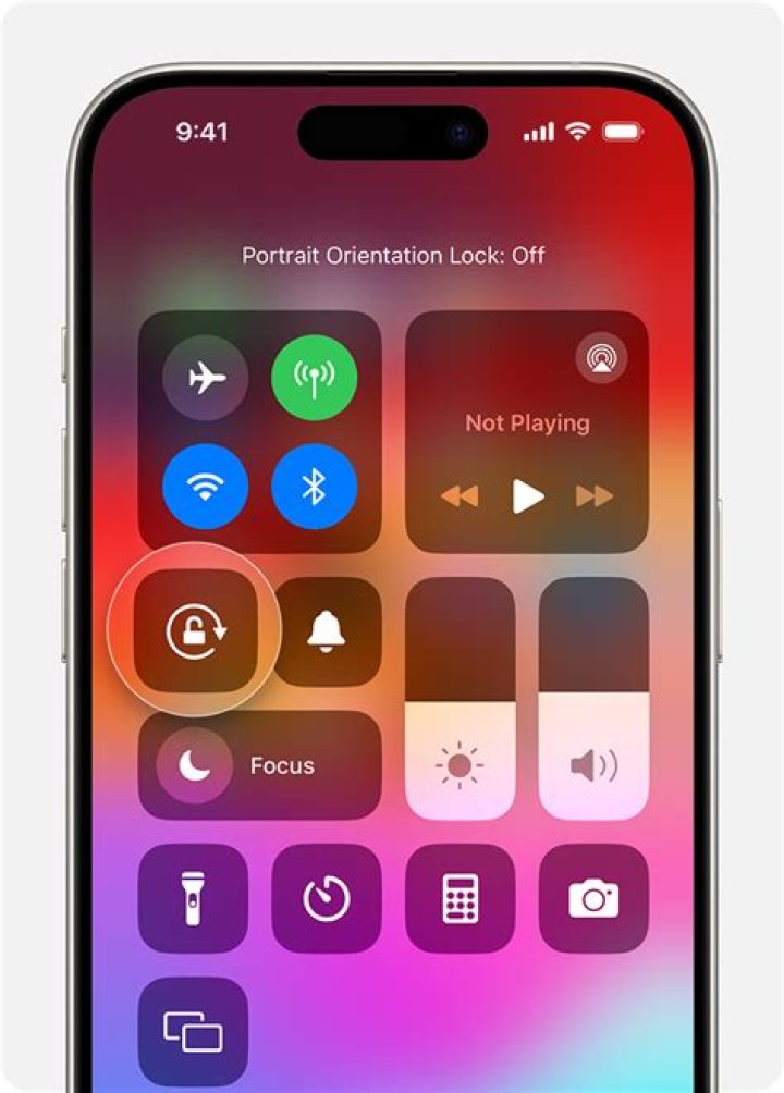 Why will iPhone screen not rotate?