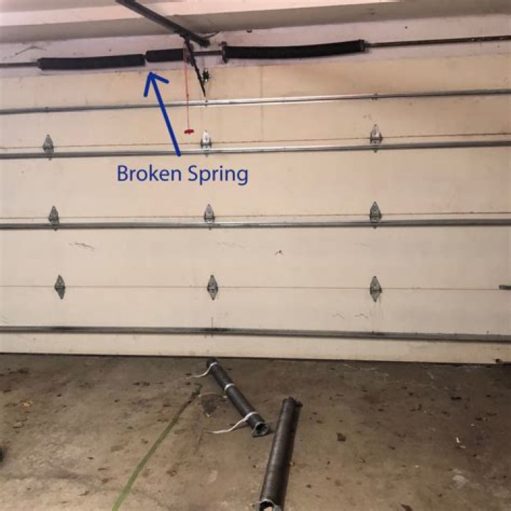 Will my garage door work with a broken spring?