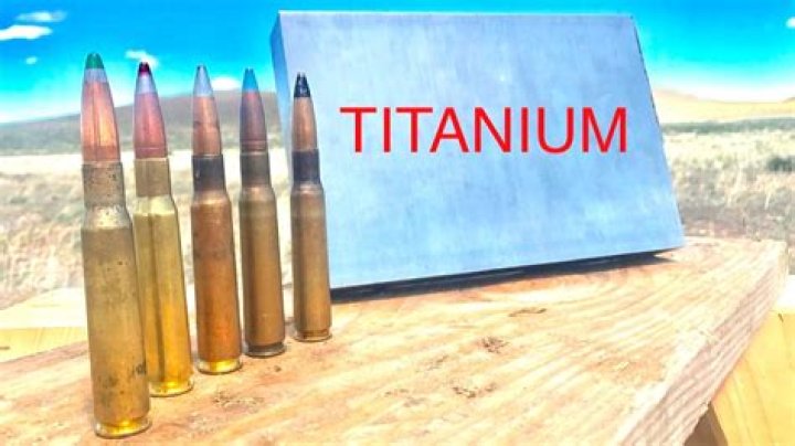 Will Titanium stop a bullet?